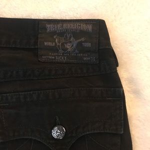 True religion black jeans